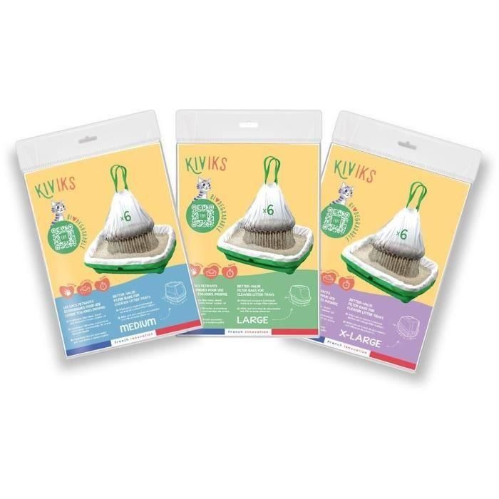 Bolsas de arena filtrantes - KIVIKS - Grandes 4 Bolsas de arena filtrantes - KIVIKS - Grandes 4