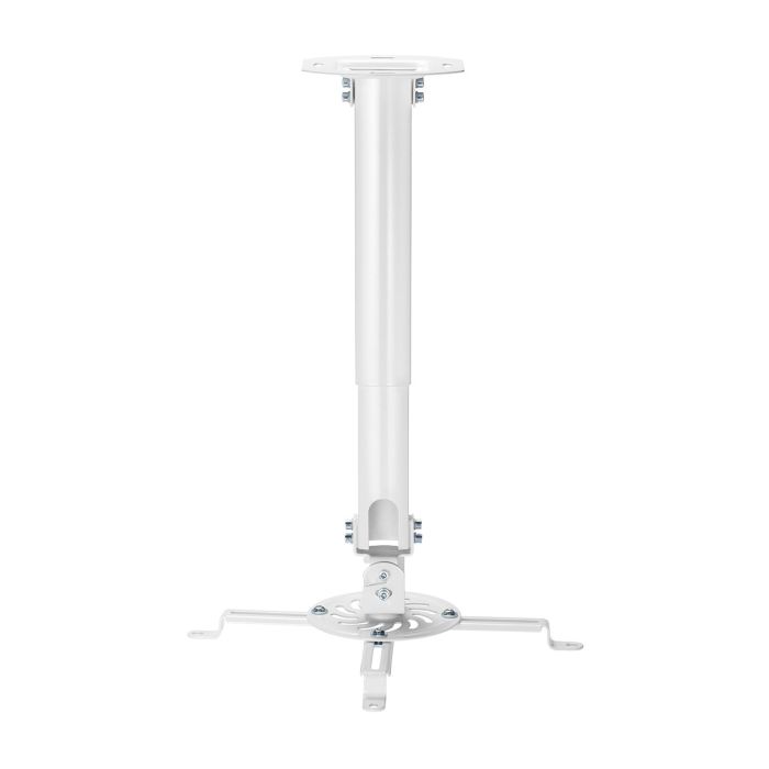 Aisens Soporte Universal Giratorio Inclinable Y Extensible De Techo Para Proyector Blanco