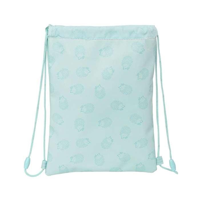 Bolsa Mochila con Cuerdas Safta Erizo Turquesa (26 x 34 x 1 cm) 1 Bolsa Mochila con Cuerdas Safta Erizo Turquesa (26 x 34 x 1 cm) 1
