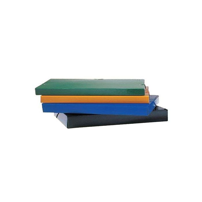 Carpeta De Proyectos Saro Carton Esmaltado Brillo Fº Gomas 3 Cm Negro 21 unidades