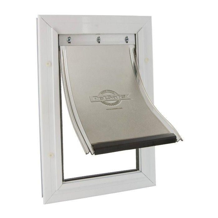 Puerta de marco de aluminio Staywell PETSAFE - Blanco - Para gatos o perros de hasta 100 kg 1 Puerta de marco de aluminio Staywell PETSAFE - Blanco - Para gatos o perros de hasta 100 kg 1