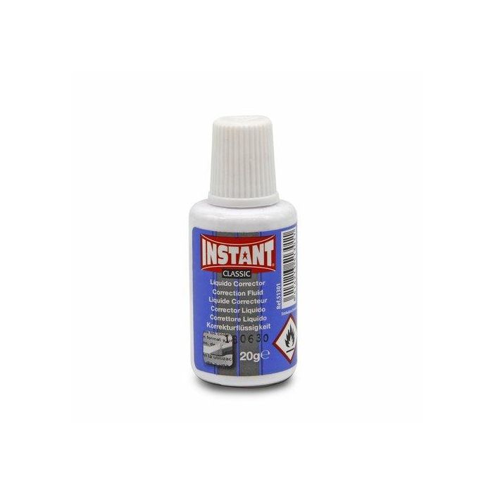 Corrector Liquido Frasco Instant 20 Ml 10 unidades