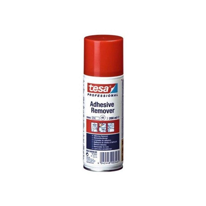 Tesa Limpiador de Adhesivo en Spray 60042, 200 mL - Elimina restos de pegamento, grasa y más, sin dejar residuos