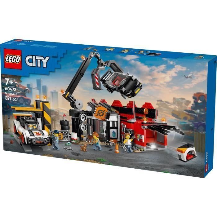 LEGO 60472: City Depósito de chatarra de coches - Juguete de construcción para niños y niñas 7+ años 5