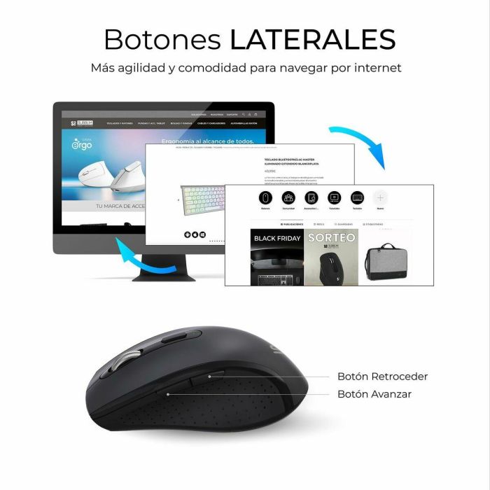 Teclado y Ratón Subblim SUBKBC-DCOPW2 Negro 11 Teclado y Ratón Subblim SUBKBC-DCOPW2 Negro 11