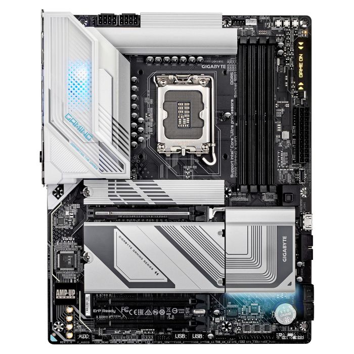 Gigabyte Placa Base Z890 GAMING X Intel Z890 DDR5 ATX para PC compatible con Intel Core Ultra LGA 1851 Wi-Fi 7 Bluetooth 5.4 1