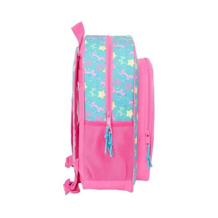 Safta Mochila junior adapt.carro gabby's dollhouse "confetti" 32x38x12 cm 2