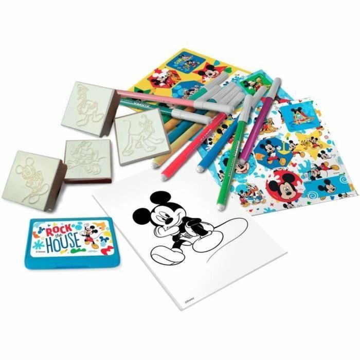 Multiprint 24945 Mochila Llena con Set de 4 Sellos de Mickey Mouse 1