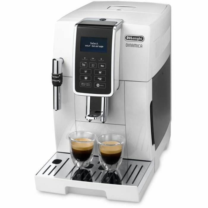 DELONGHI ECAM 350.35.W Molinillo espresso DINAMICA Screen 4 recetas - Blanco 2 DELONGHI ECAM 350.35.W Molinillo espresso DINAMICA Screen 4 recetas - Blanco 2
