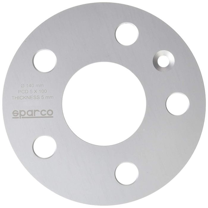Sparco S051STB04 Separadores de Rueda 5x100 Buje 57.0mm M14x1.50 Grosor 5mm Tipo M1 - Set 2 piezas Sparco S051STB04 Separadores de Rueda 5x100 Buje 57.0mm M14x1.50 Grosor 5mm Tipo M1 - Set 2 piezas
