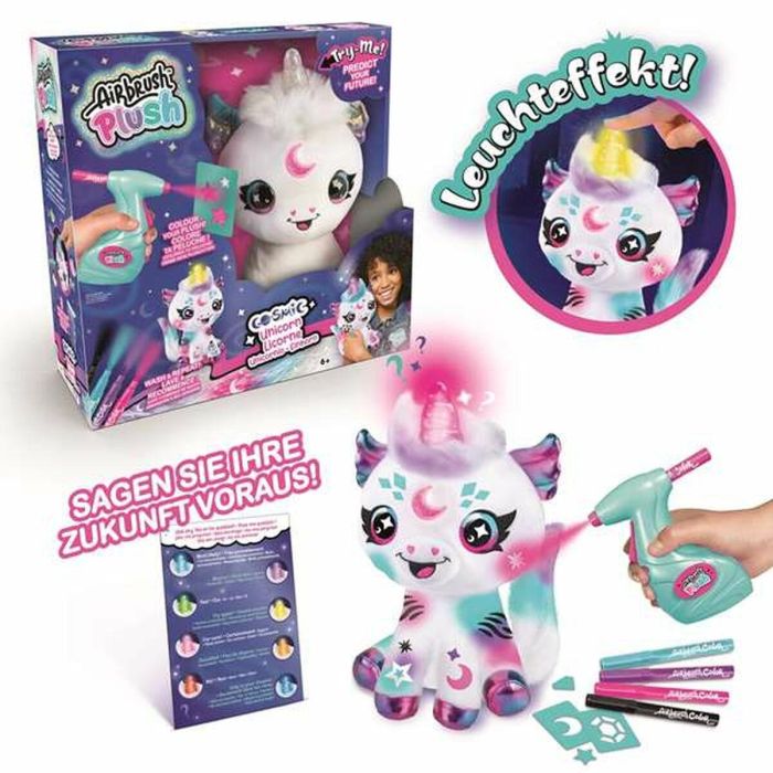 Unicornio magico para colorear. personaliza tu peluche con spray tus rotuladores y plantillas. lavalo y hazlo de nuevo! 32x11.4x30 cm 1 Unicornio magico para colorear. personaliza tu peluche con spray tus rotuladores y plantillas. lavalo y hazlo de nuevo! 32x11.4x30 cm 1