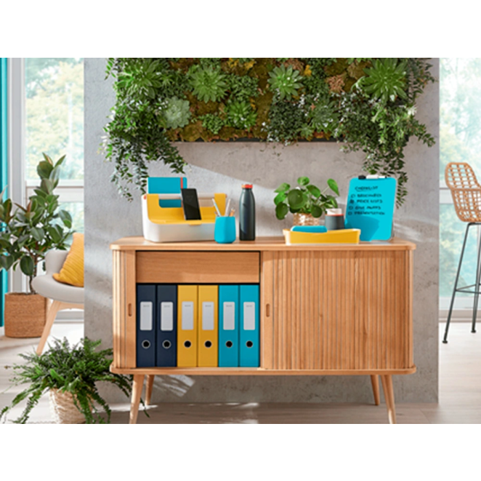 Bandeja Sobremesa Leitz Cosy Amarillo Set De 2 2