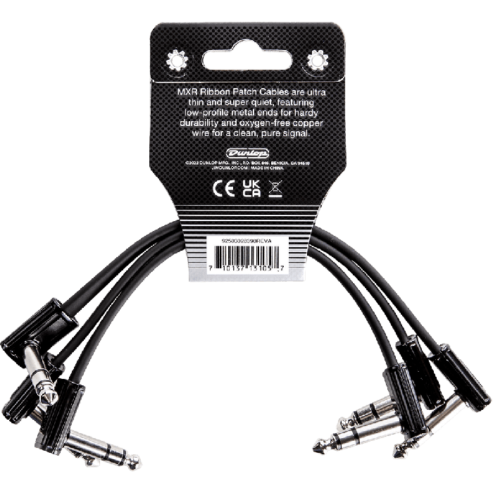 Cable Mxr® Ribbon Patch Trs 15 Cm - Pack De 3 4 Cable Mxr® Ribbon Patch Trs 15 Cm - Pack De 3 4