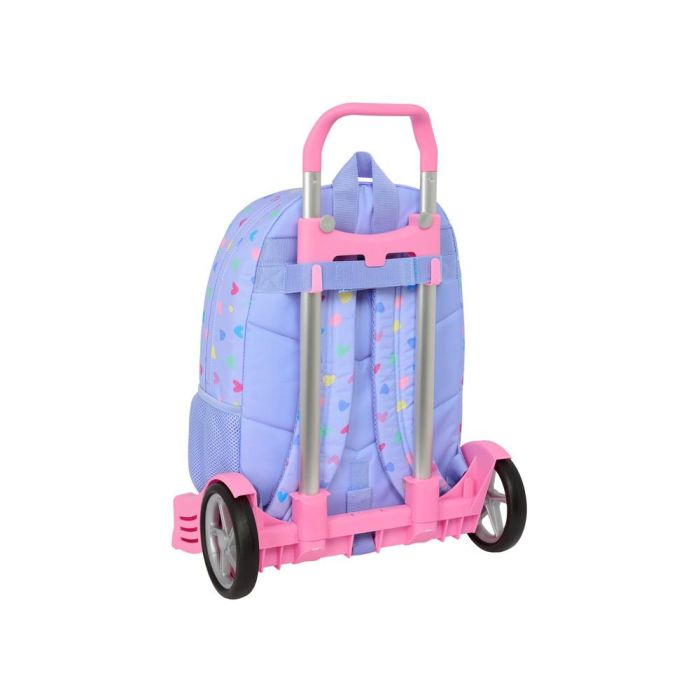 Mochila Safta Mod. 876 Con Carro Evolution Benetton Lila 460x300x140 mm 1 Mochila Safta Mod. 876 Con Carro Evolution Benetton Lila 460x300x140 mm 1