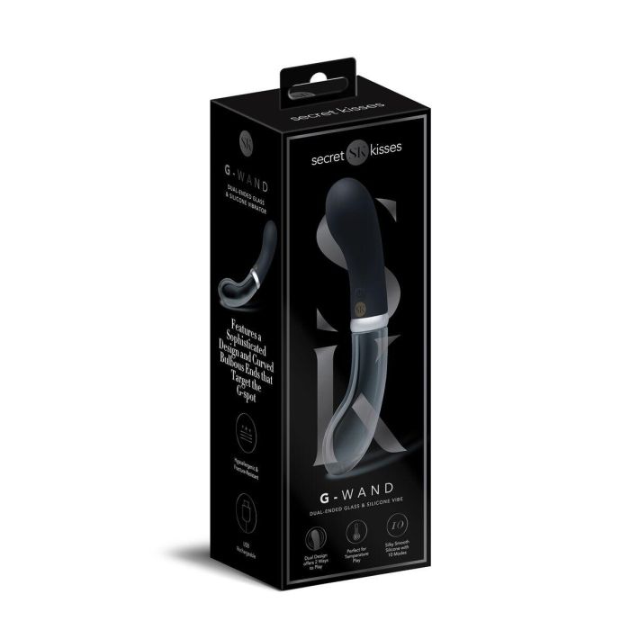 Vibrador Punto G Secret Kisses Negro 2 Vibrador Punto G Secret Kisses Negro 2
