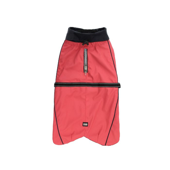 Dog Gone Smart Chubasquero Impermeable Acacia para Perro con Cuello Reflectante y Tecnología Repelz-It Anti-manchas Coral 60 cm 1
