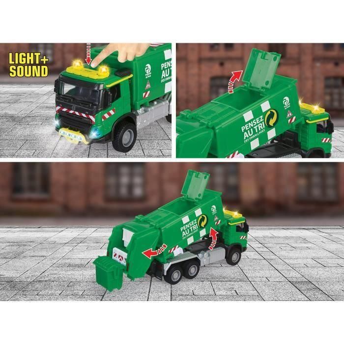 Majorette SMO213743000002 Camión de Basura Volvo 4