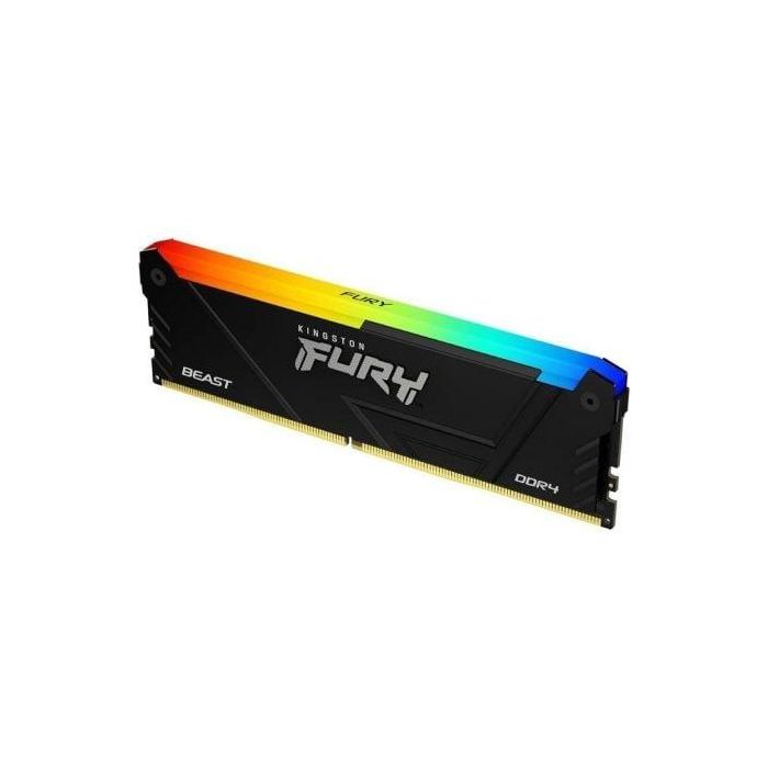 Memoria RAM Kingston FURY Beast RGB 8GB/ DDR4/ 3600MHz/ 1.35V/ CL17/ DIMM 1 Memoria RAM Kingston FURY Beast RGB 8GB/ DDR4/ 3600MHz/ 1.35V/ CL17/ DIMM 1