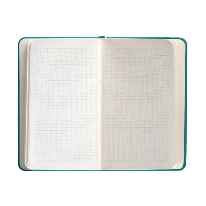 Cuaderno Con Gomilla Antartik Notes Tapa Dura A6 Hojas Cuadricula Verde Aguamarina 100 Hojas 80 gr 7