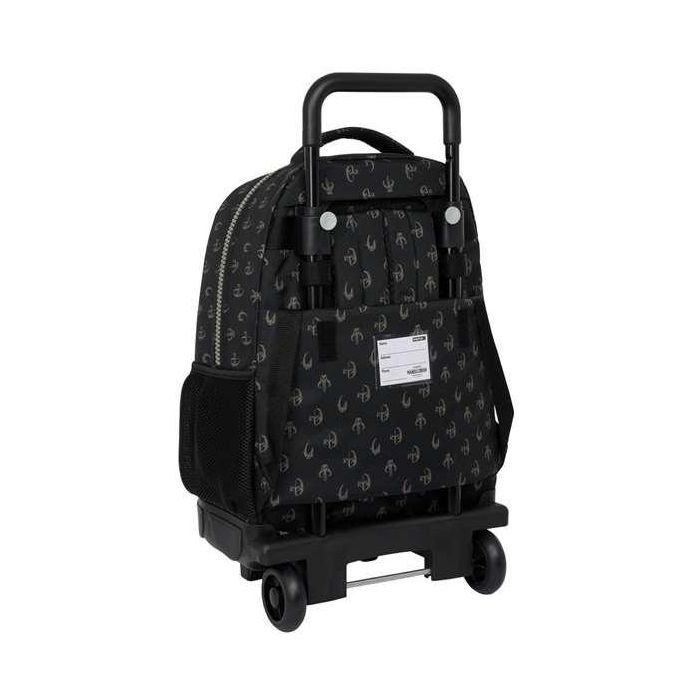 Mochila Escolar con Ruedas The Mandalorian This is the way Negro 33 X 45 X 22 cm 2
