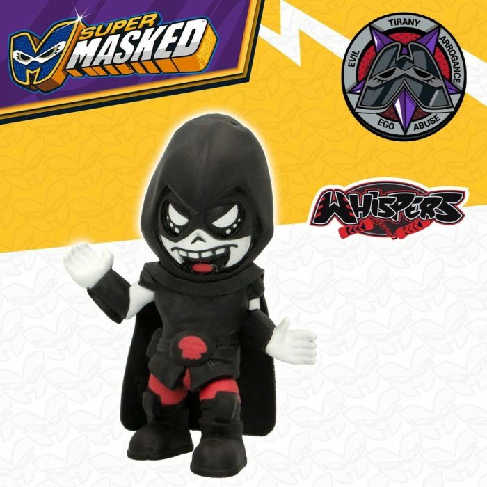 Figura de Acción Eolo Super Masked Whisper 11,5 x 15,5 x 6,5 cm Elástico (12 Unidades) 5