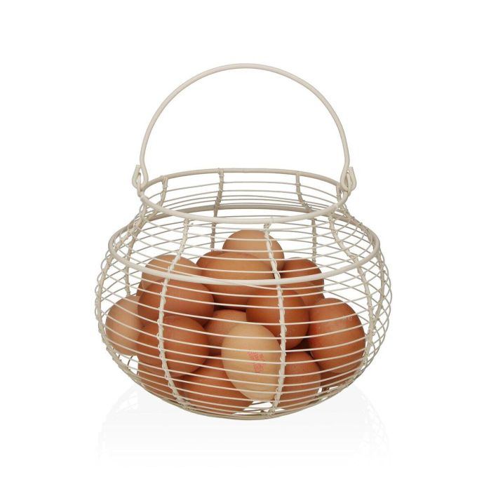 Huevera Versa Blanco Metal Acero 23 X 17,5 X 23 CM 1