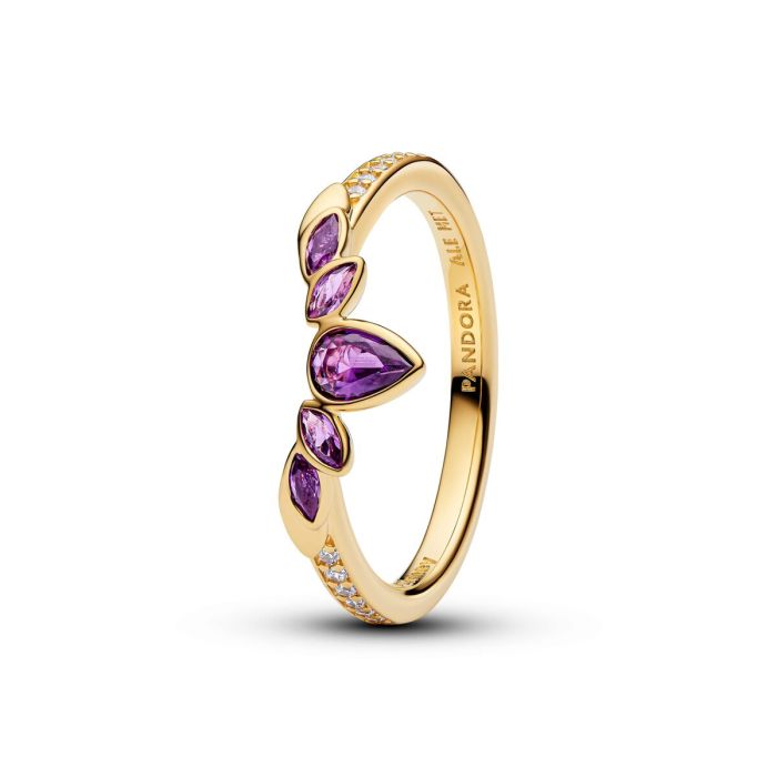 Anillo Mujer Pandora 164135C01-52 12 Dorado 5