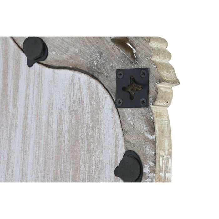 Espejo de pared DKD Home Decor 68 x 3,5 x 175 cm 70 x 3,5 x 180 cm Cristal Natural Blanco Madera de mango Decapé 2