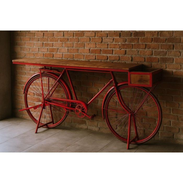 DKD Home Decor Consola Vintage Negro Marron 40 x 91 x 195 cm 2 DKD Home Decor Consola Vintage Negro Marron 40 x 91 x 195 cm 2