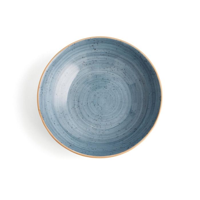 Ariane Plato Hondo Porcelana Terra 21 cm Azul, Juego de 6 Unidades, Reforzado, Apto Microondas, Lavavajillas, Horno hasta 170ºC, Apilable 0 Ariane Plato Hondo Porcelana Terra 21 cm Azul, Juego de 6 Unidades, Reforzado, Apto Microondas, Lavavajillas, Horno hasta 170ºC, Apilable 0