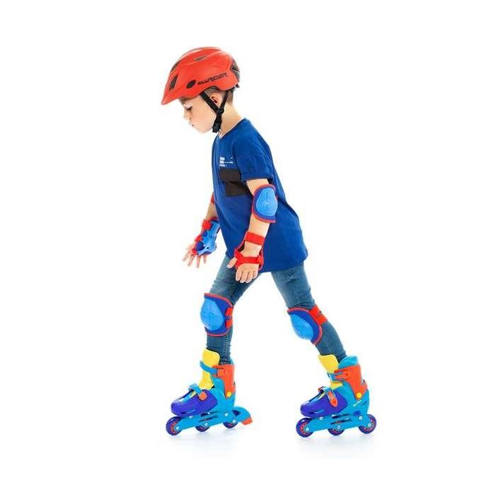Set de protecciones azul 6 piezas talla m. 7 Set de protecciones azul 6 piezas talla m. 7
