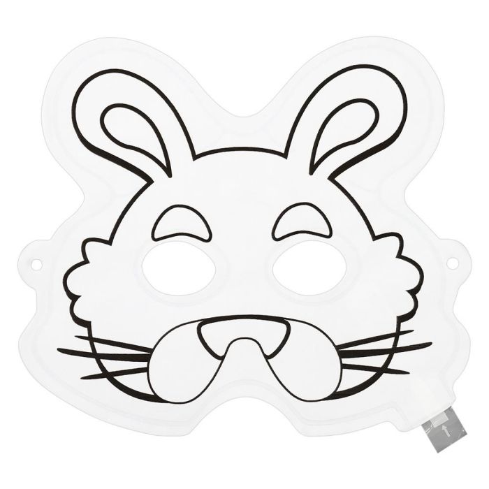 Jeux 2 momes Juego de 2 Máscaras Hinchables para Pintar con Rotuladores Incluidos Color 6