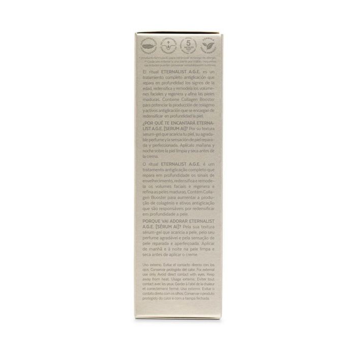 Sensilis ETERNALIST A.G.E sérum reparador antiedad total 30 ml - Tratamiento facial antiarrugas y antirojeces 2 Sensilis ETERNALIST A.G.E sérum reparador antiedad total 30 ml - Tratamiento facial antiarrugas y antirojeces 2