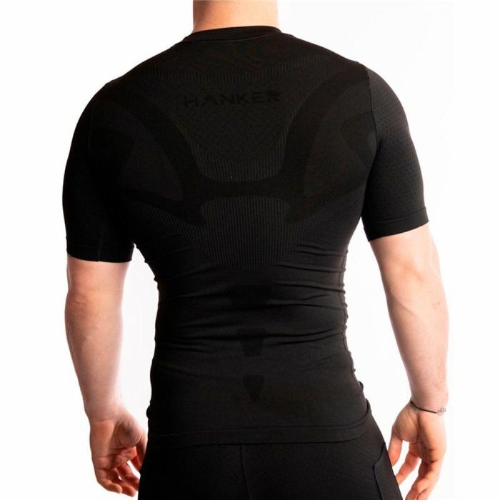 Camiseta de Manga Corta Hombre Hanker Negro 16 Años 3
