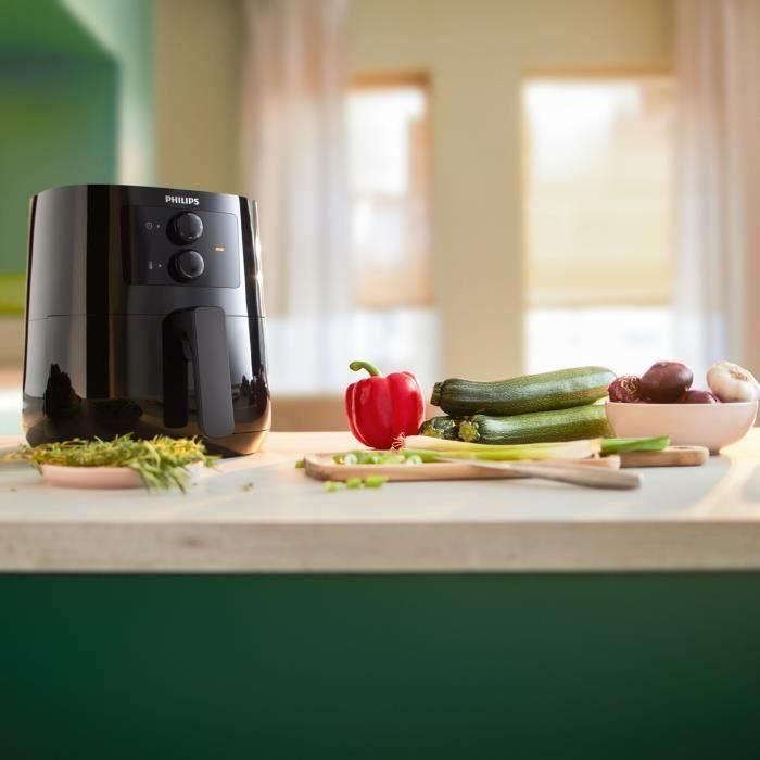 Freidora sin aceite - PHILIPS - Airfryer L HD9200/90 Serie 3000 - 4,1L - 4 personas - 7 presintonías - Negra 2 Freidora sin aceite - PHILIPS - Airfryer L HD9200/90 Serie 3000 - 4,1L - 4 personas - 7 presintonías - Negra 2