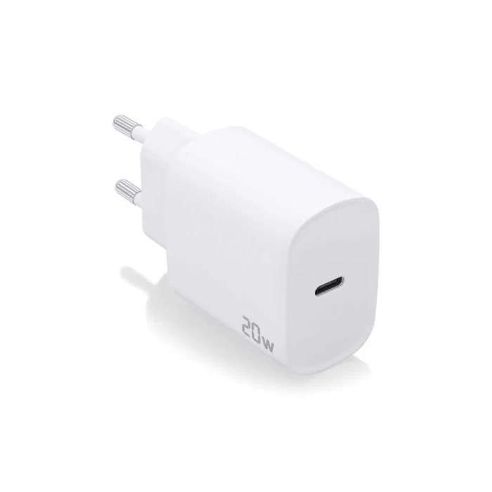 AISENS - CARGADOR USB-C PD3.0 1 PUERTO 1xUSB-C 20W, BLANCO
