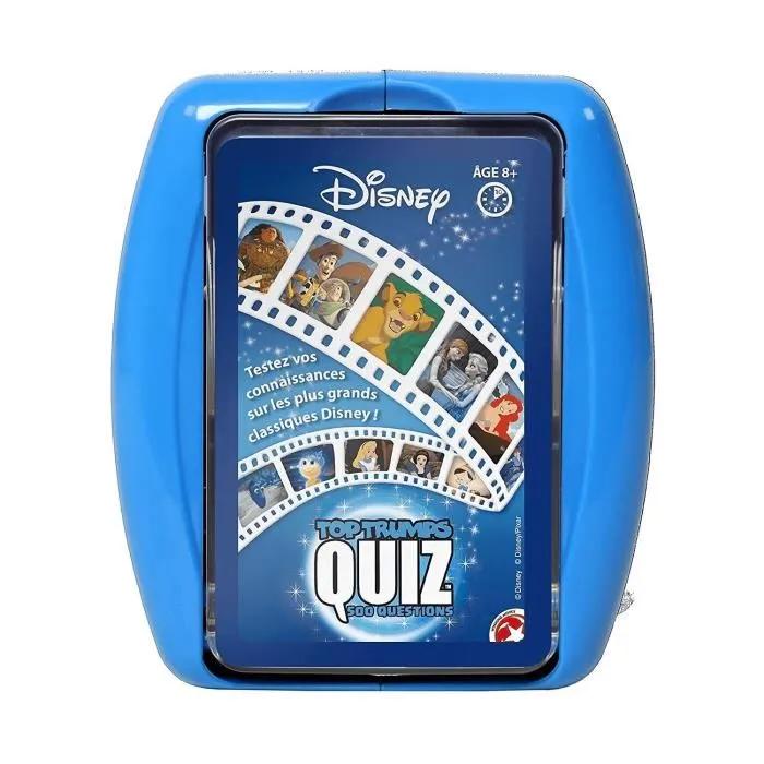 Winning Moves Disney Quiz 500 preguntas en francés para niños y niñas a partir de 8 años 1