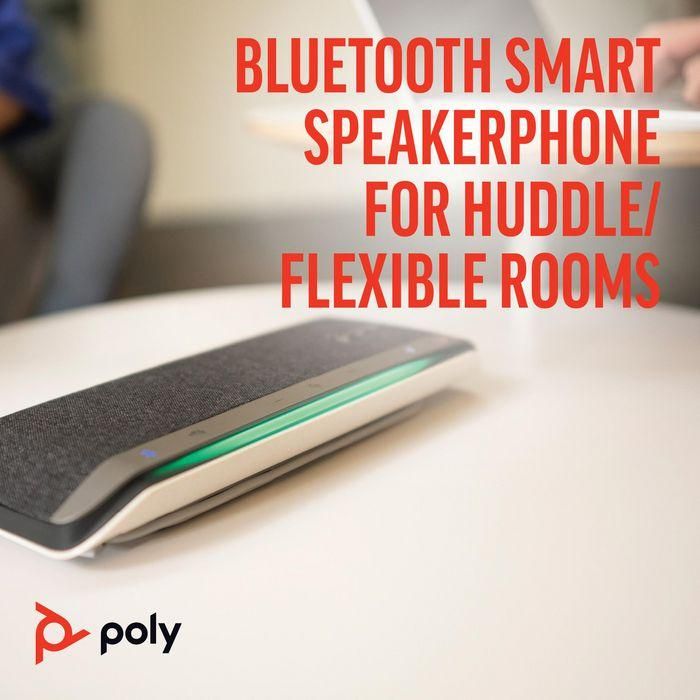 Poly Sync 40+ Altavoz Inteligente USB-A/C Bluetooth Certificado Microsoft Teams & Zoom Matriz Micrófonos con Adaptador BT700 9