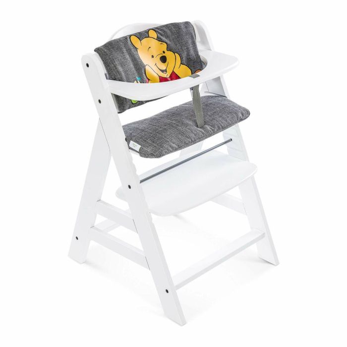 Hauck Cojín para Silla Alta Alpha+ Winnie the Pooh - Acolchado Lavable con Velcro para Bebés desde 6 Meses 4