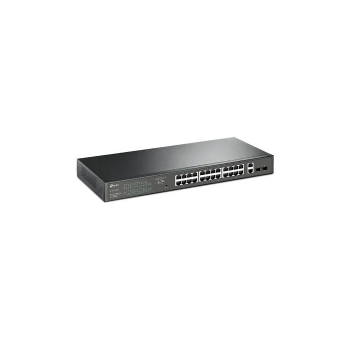 TP-LINK 28-Port Gigabit Easy Smart Switch with 24-Port PoE+ 1