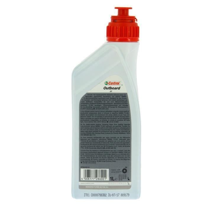 Aceite mineral CASTROL para motor fueraborda 2T - 1 L 1