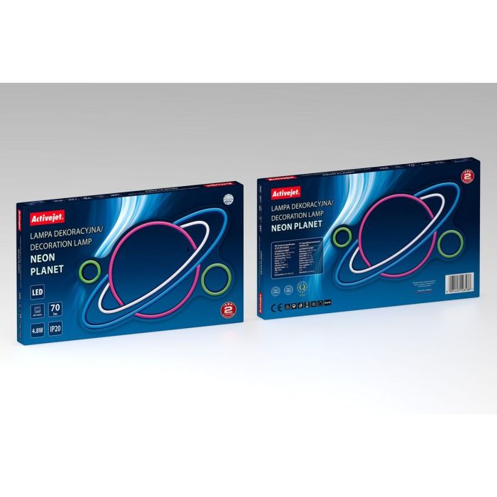 Decoración luminosa Activejet AJE-NEON PLANET Multicolor (1 Pieza) 1 Decoración luminosa Activejet AJE-NEON PLANET Multicolor (1 Pieza) 1