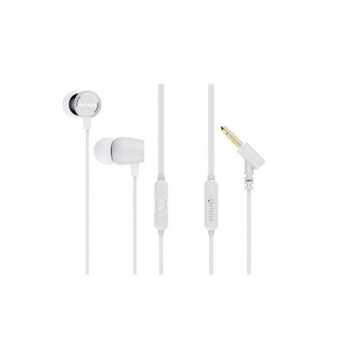 Auriculares Intrauditivos Aiwa ESTM-30WT/ con Micrófono/ Jack 3.5/ Blancos Auriculares Intrauditivos Aiwa ESTM-30WT/ con Micrófono/ Jack 3.5/ Blancos