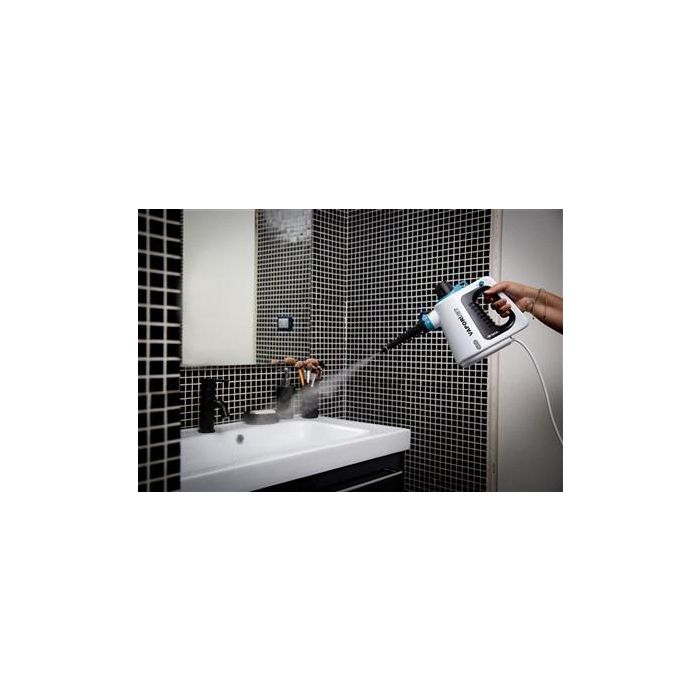 Ariete 4137 Pistola de Vapor con 8 Accesorios, Botón de Bloqueo y Tapa de Seguridad para Limpieza Profunda 8 Ariete 4137 Pistola de Vapor con 8 Accesorios, Botón de Bloqueo y Tapa de Seguridad para Limpieza Profunda 8