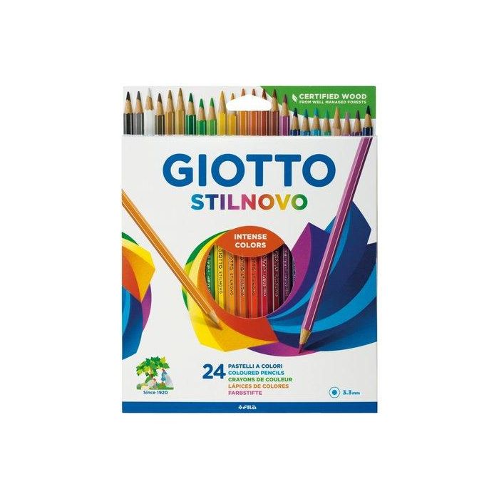 Giotto Lápices De Colores Stilnovo Pastel C-Surtidos Estuche 24 Ud