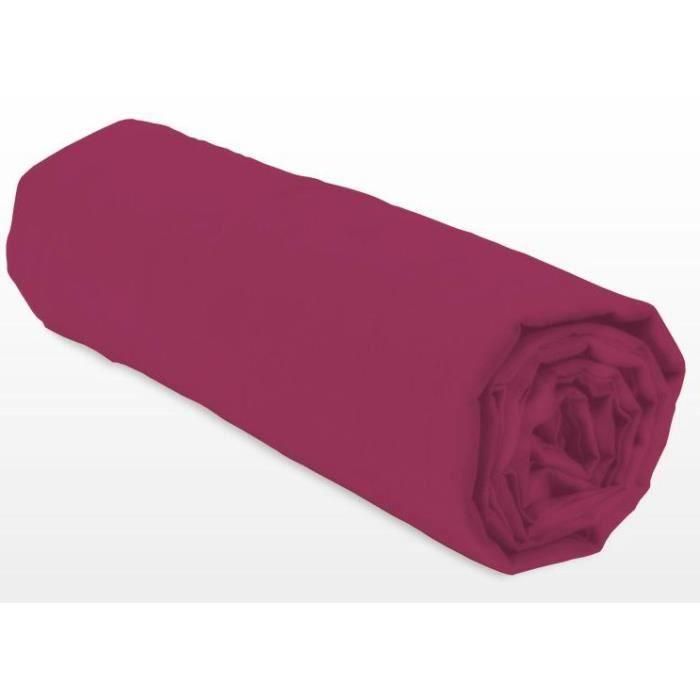 Sábana bajera ajustable - LOVELY HOME - LH71612 - 140x190+30 cm - Fucsia Sábana bajera ajustable - LOVELY HOME - LH71612 - 140x190+30 cm - Fucsia