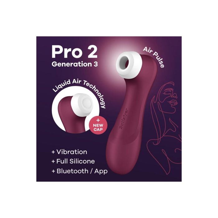 Succionador de Clítoris Satisfyer PRO 2 GENERATION 3 Rojo 4 Succionador de Clítoris Satisfyer PRO 2 GENERATION 3 Rojo 4