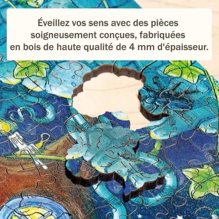 Puzzle de madera 500 piezas Bosque fantástico 2 Puzzle de madera 500 piezas Bosque fantástico 2