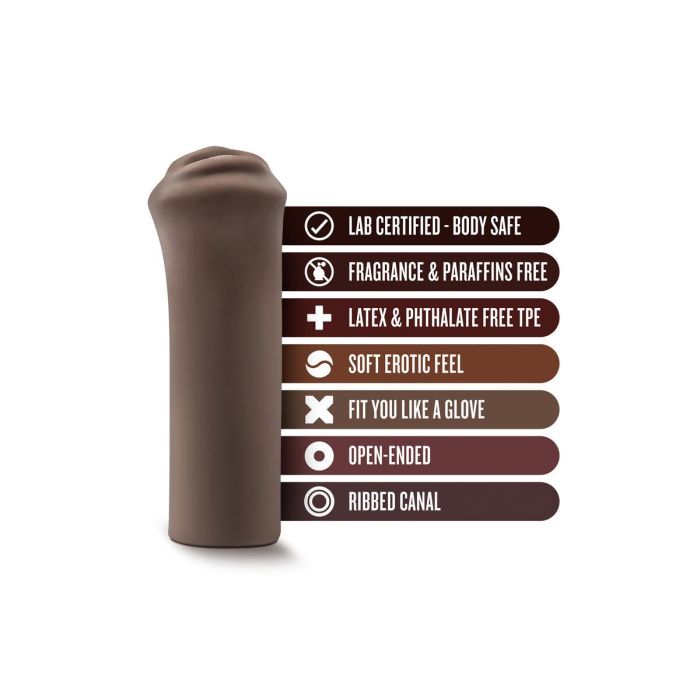 Masturbador Masculino Blush Hot Chocolate Marrón 2 Masturbador Masculino Blush Hot Chocolate Marrón 2
