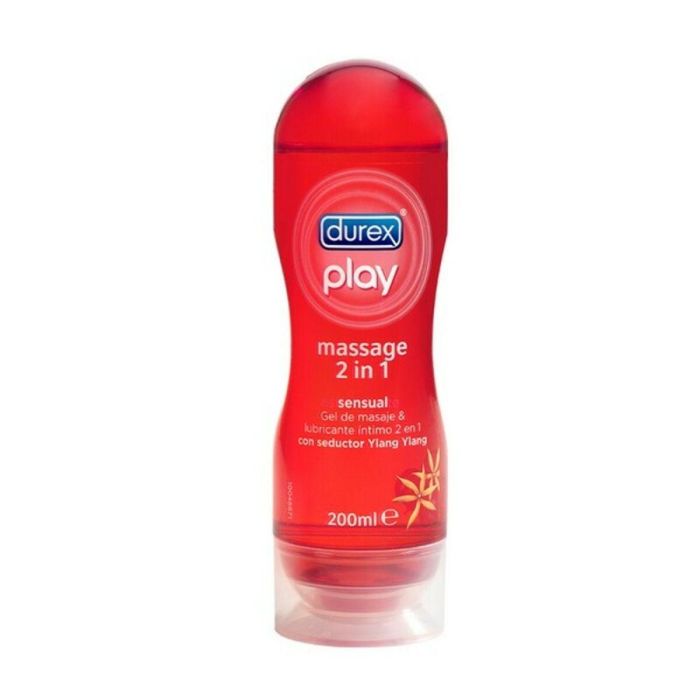 Durex PLAY MASSAGE SENSUAL Gel Masaje & Lubricante Íntimo, Base Agua con Ylang-Ylang, Alivia Sequedad, 200 ml Durex PLAY MASSAGE SENSUAL Gel Masaje & Lubricante Íntimo, Base Agua con Ylang-Ylang, Alivia Sequedad, 200 ml